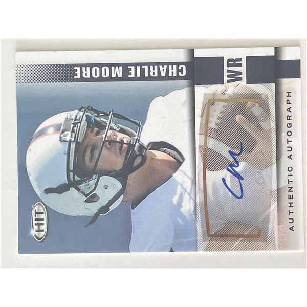 Charlie Moore signed 2014 Sage Hit #A37 trading card