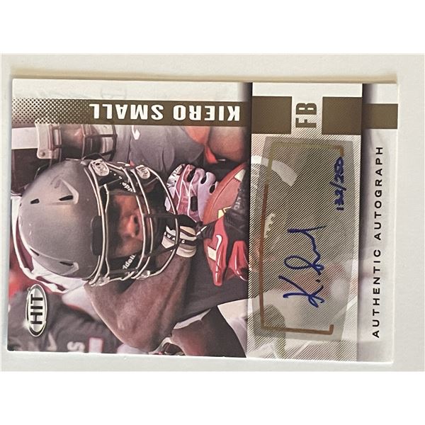 Kiero Small signed autograph card