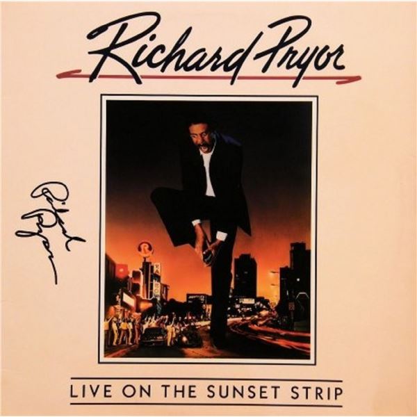 Richard Pryor signed "Live On The Sunset Strip" album