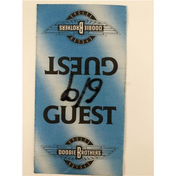 The Doobie Brothers Cycles Backstage Guest Pass