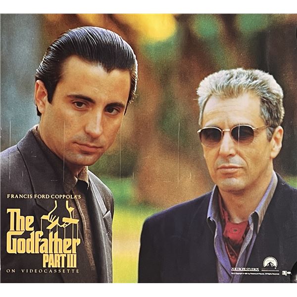 The Godfather Part III 1990 original double-sided movie poster