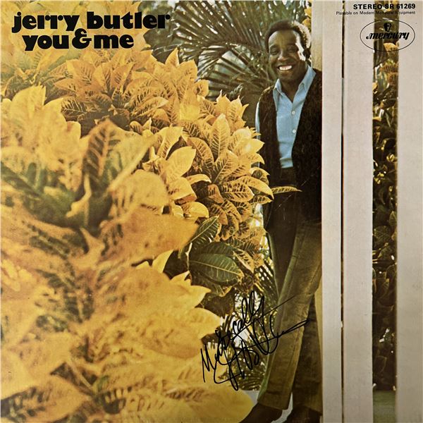 Jerry Butler signed You & Me album