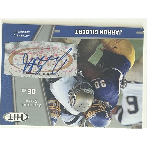 Jarron Gilbert signed autograph card