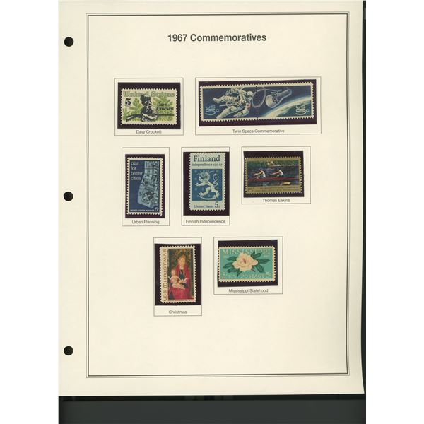 1967 United States Commemorative Stamp Set