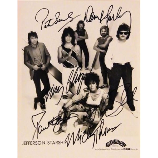 Jefferson Starship signed promo photo