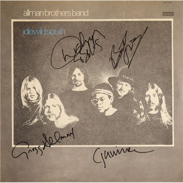 The Allman Brothers Idlewild South signed album