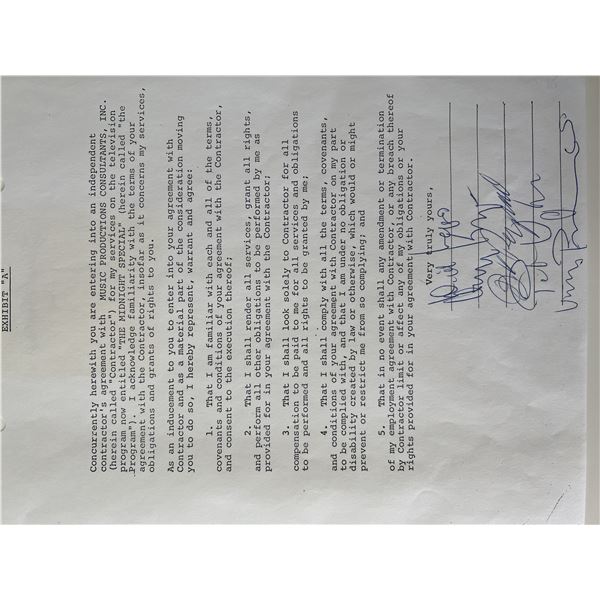 The Standells signed contract