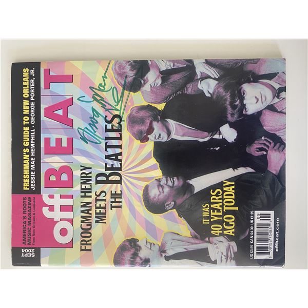 Frogman Henry signed magazine