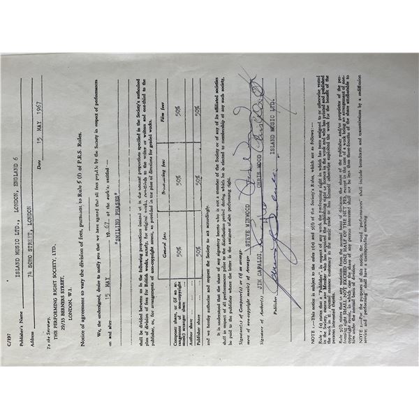 Traffic signed contract