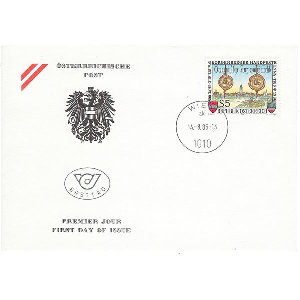 Austria First Day Cover