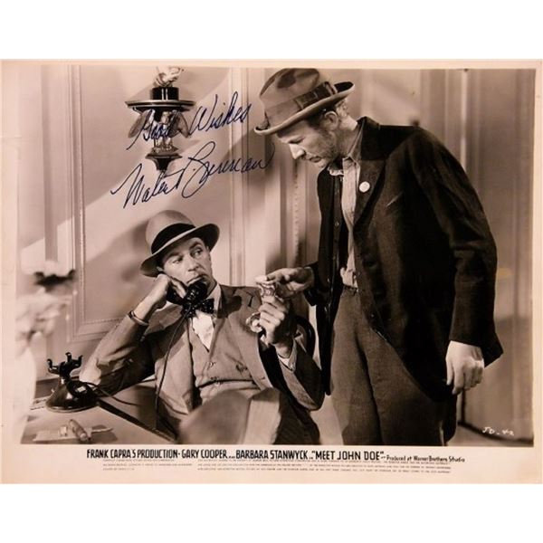 Walter Brennan signed movie still photo