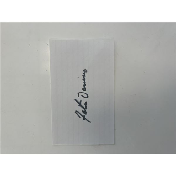 Musician Fats Domino original signature