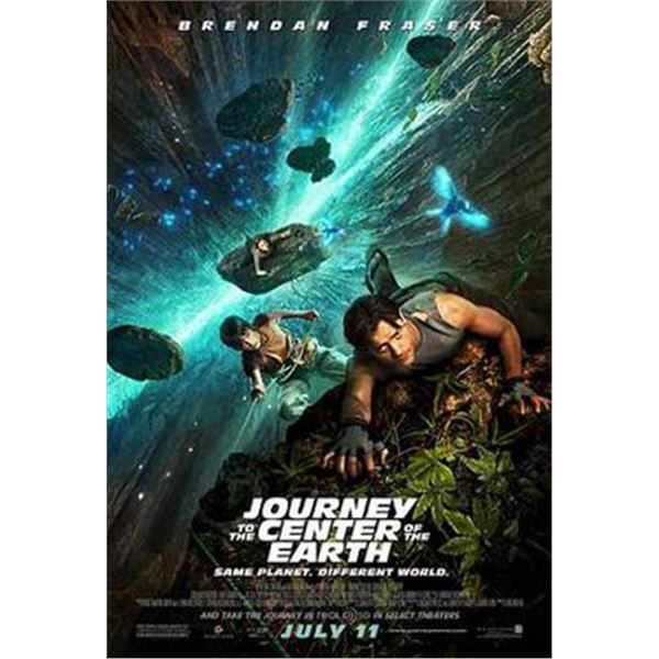 Journey to the Center of the Earth 2008 original double-sided movie poster