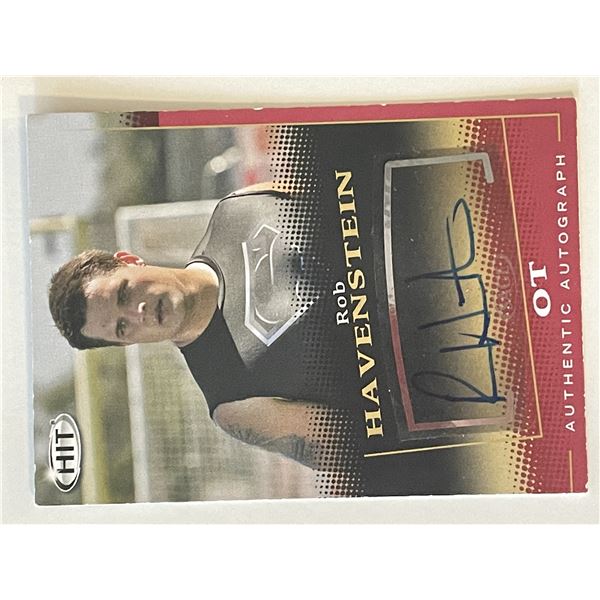 Rob Havenstein signed autograph card