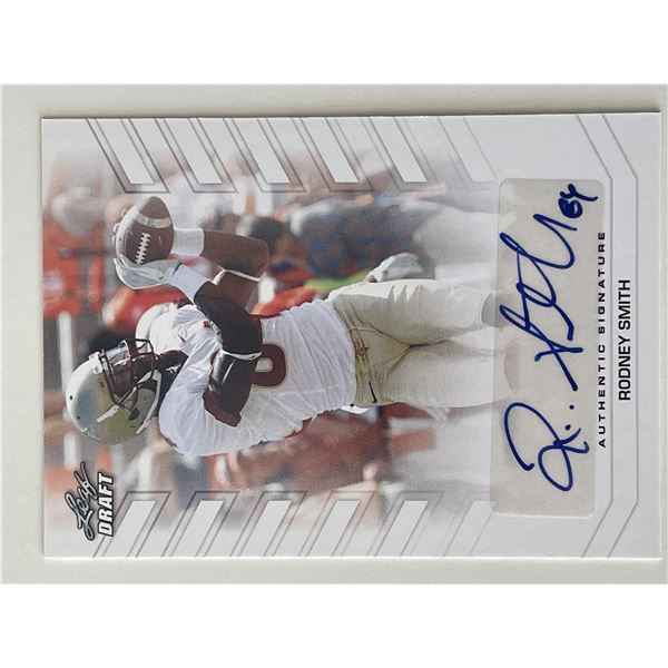 Rodney Smith 2013 Leaf Draft #61 signed trading card