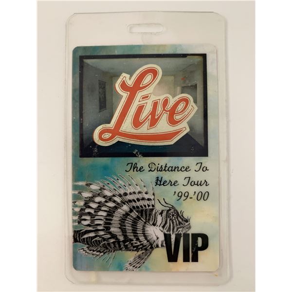 Live The Distance to Here Tour '99-'00 VIP Pass