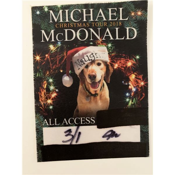 Michael McDonald Backstage Pass