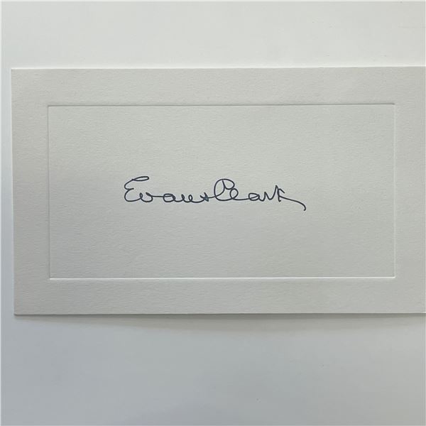 Evans Clark original signature