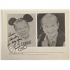 Image 1 : Mouseketeer Lonnie Burr signed photo