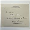 Image 1 : US Minister to Ireland David Gray signed note