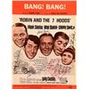 Image 1 : Robin And The 7 Hoods signed sheet music