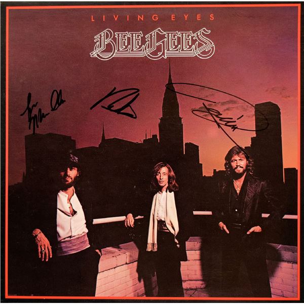 Bee Gees signed Living Eyes album