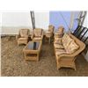Image 4 : Rattan Wicker 6 Piece Patio Set