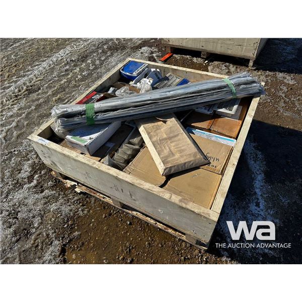 Pallet of Door Lock Sets, Draft Seal, Closers