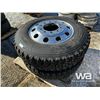 Image 1 : (2) 11R24.5 V-Steel Snow Tires And Rims