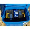 Image 4 : (3) Blue Totes of Truck Parts & Tools