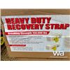 Image 2 : (4) Heavy Duty Recovery Straps 12 IN. X 30 FT.