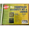 Image 2 : 14 FT. Trampoline With Safety Net & Ladder