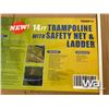 Image 2 : 14 FT. Trampoline With Safety Net & Ladder