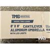 Image 2 : TMG 8X8 FT. Cantilever Umbrella with Led Lights