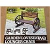 Image 5 : Garden Loveseat Lounger Chair