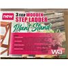 Image 2 : 3 Tier Wooden Step Ladder Plant Stand
