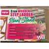 Image 2 : 3 Tier Wooden Step Ladder Plant Stand