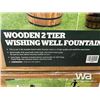 Image 2 : Wooden 2 Tier Wishing Well Fountain