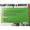 Image 2 : 12 Plants 4 Tier Wooden Plant Stand & Wheels