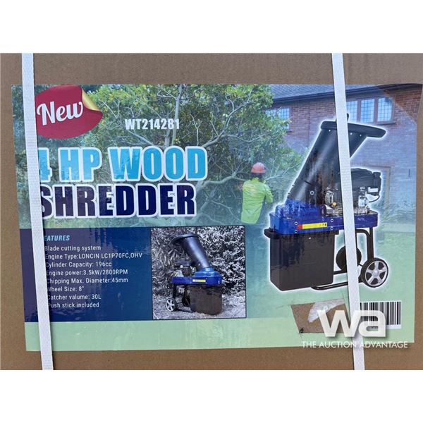 Gas 4 HP Wood Shredder
