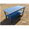 Image 4 : 6X4 FT. Steel Work Bench On Wheels