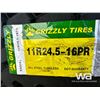 Image 4 : (8) Grizzly 11R24.5 Truck Tires