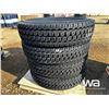 Image 2 : (4) Grizzly 11R24.5 Truck Drive Tires