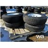 Image 2 : (4) Grizzly ST235/80R16 Trailer Tires & Rims