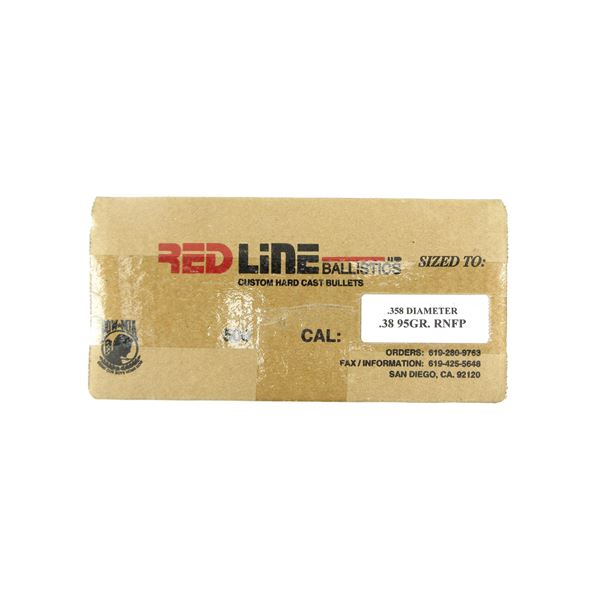 RED LINE .38 CALIBER BULLETS LOT