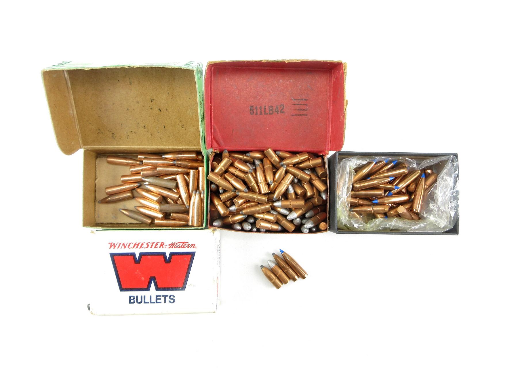 ASSORTED .25 CALIBER BULLETS LOT