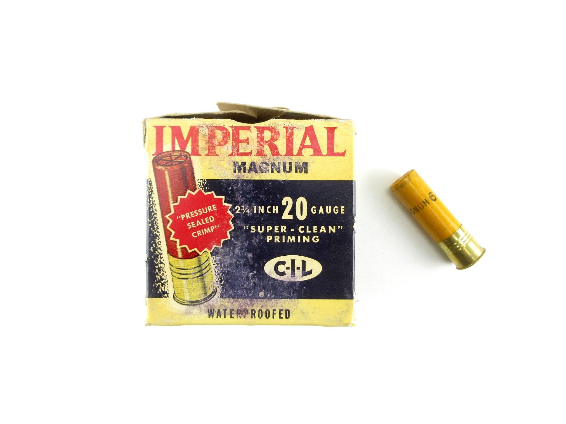 COLLECTIBLE IMPERIAL MAGNUM 20 GAUGE 2 3/4" SHOT SHELL AMMO LOT