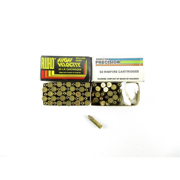 COLLECTIBLE RUKO .22 LR AMMO LOT