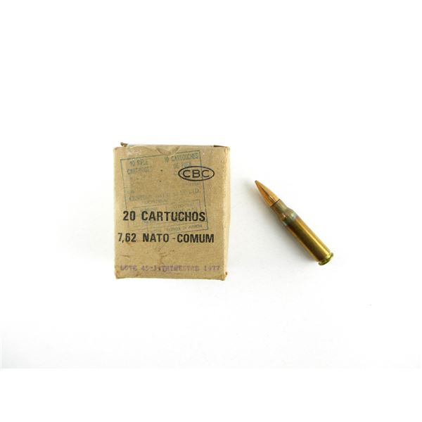 CBC 7.62 NATO MILITARY AMMO LOT