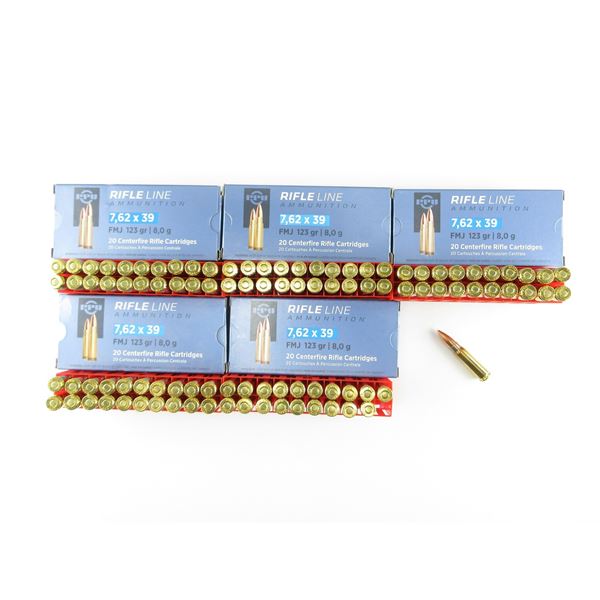 PPU 7.62X39MM AMMO LOT